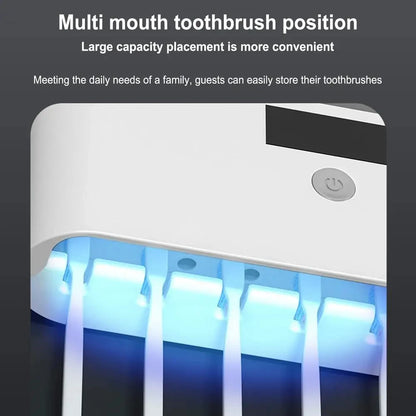 DentaShieldPro™ Family — Sterilizzatore UV 5 Posti con Erogatore Automatico