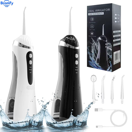 DentaShield AquaPulse™ – Idropulsore Dentale Portatile Ricaricabile
